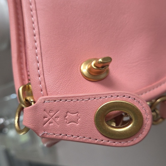 COACH Pink Swinger 20 Cross Leather Bag - Picture 2 of 13